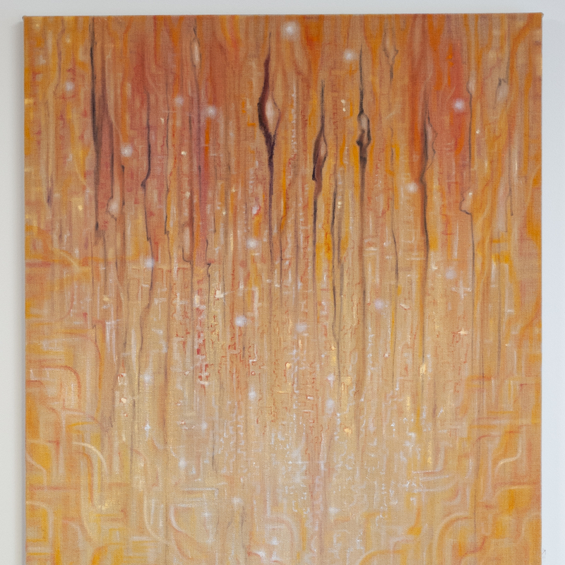 Het Juiste Vuur - 2024 - 70x95 cm - olieverf op linnen