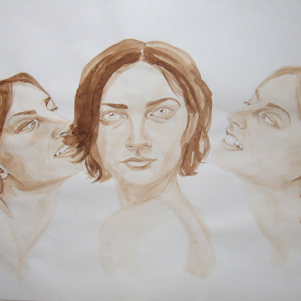 Psyche 014 - 2008 - bister op papier - 70x100 cm 