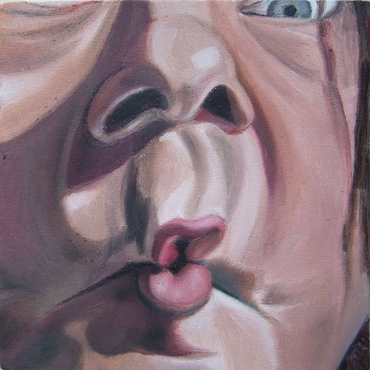KissyKissy - 2010 - olieverf op canvas - 20x20 cm