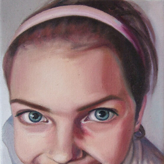 Chris - olieverf op canvas - 18x24 cm