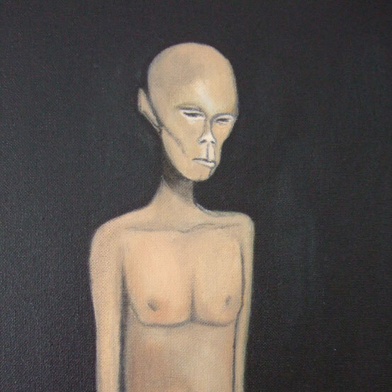 La Honte - 2006 acryl op canvas - 24x30