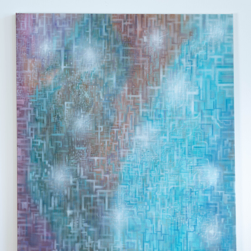 Zaailicht - 2025 - 80x90 cm - Olieverf op linnen